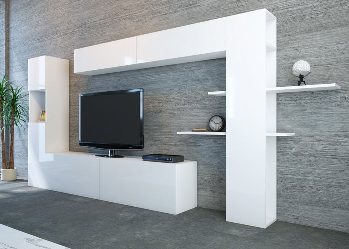 Hanah Home Maxi - Mueble de TV Blanco